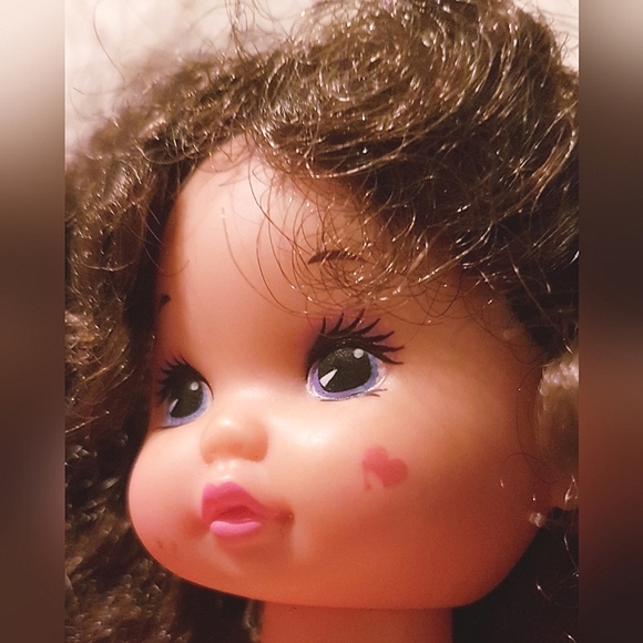 1988 Lil' Miss Makeup Doll Brunette Rock Star Roller Skater Mattel 7" Vintage - Picture 5 of 12